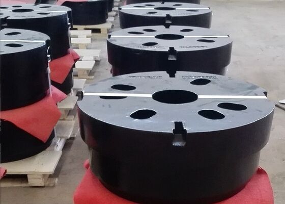 OEM de alta qualidade areia de ferro fundido roda contador de peso para máquinas de engenharia
