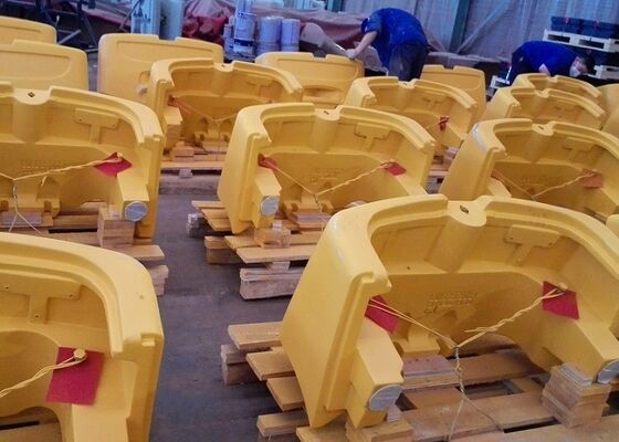 OEM Customized V-Process Sand Cast Iron Counter Weight para equipamentos de engenharia