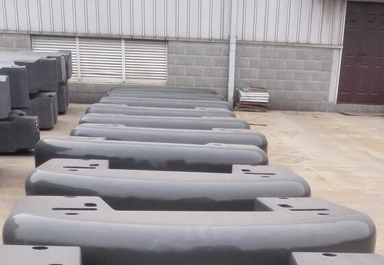 OEM Capacidade adequada Produtos de fundição de processo de vácuo contrapesos para mini-excavadora