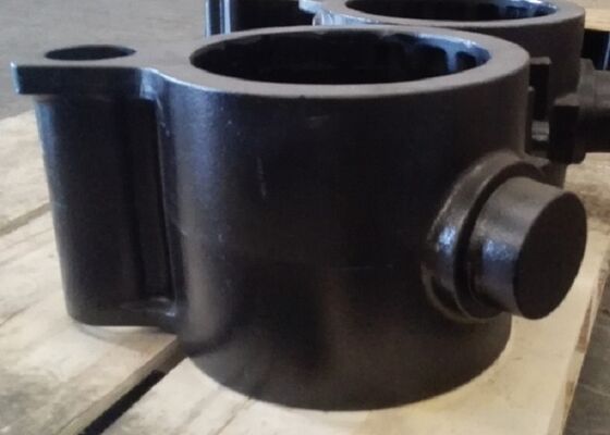 Peças de Fundição de Cabeçote de Acionamento de Ferro Fundido com Molde de Areia de Alta Qualidade OEM com Dimensão Precisa e Pintura de Acabamento