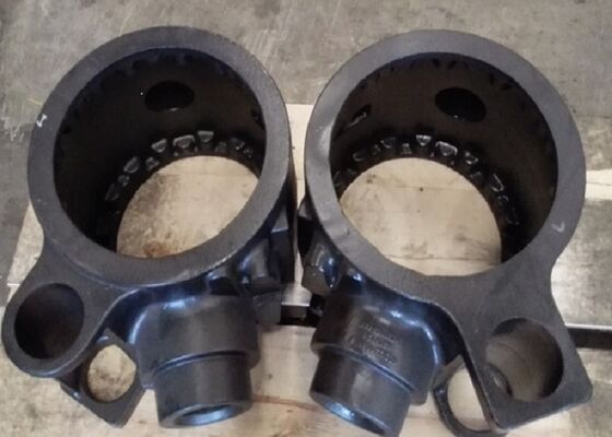 Peças de Fundição de Cabeçote de Acionamento de Ferro Fundido com Molde de Areia de Alta Qualidade OEM com Dimensão Precisa e Pintura de Acabamento