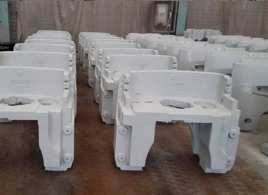 Serviço ISO9001 do OEM da estrutura compacta do contrapeso do molde do ferro do trator do motor