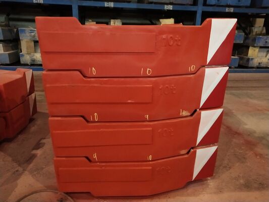 Contrapeso de guindaste OEM de alta qualidade de 10 toneladas com pintura de acabamento e dimensões precisas TS16949