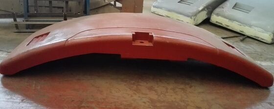 Pintura de primer de OEM 16 toneladas de areia de ferro fundido contrapeso de tiro de explosão e superfície de moagem