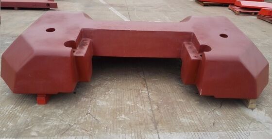 Contrapeso de Ferro Fundido Cinzento de Alta Qualidade OEM de 14 Toneladas com Pintura de Acabamento para Máquinas de Construção