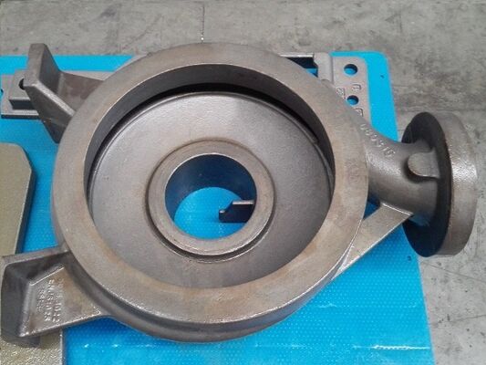 Peças de Ferro Fundido Verde de Alta Qualidade Bomba Fundição OEM Disponível Acabamento Pintura para Máquinas Industriais