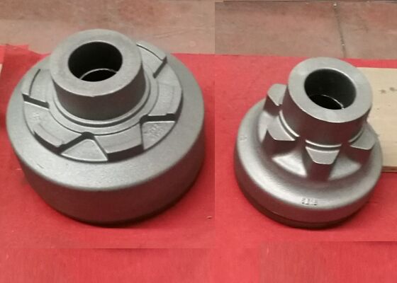 Cubo de roda verde de superfície das carcaças de areia do sopro de tiro para o guindaste de roda