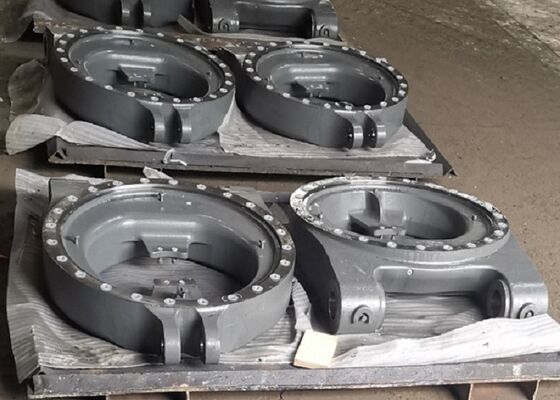 Serviço OEM Ferro fundido de areia QT550-7 Material Partes de empilhadeira elétrica Link para máquinas industriais