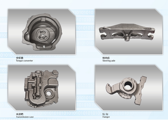 OEM Service Green Sand Casting Iron Parts Hanger For Forklift Truck Veículos Industriais