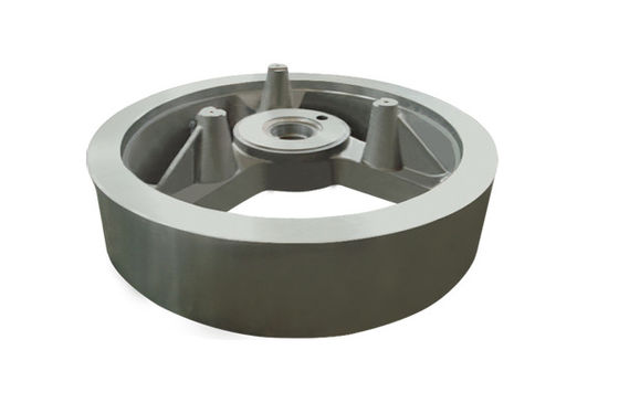 Peças de Volante de Ferro Fundido Cinza de Resina OEM para Maquinaria Agrícola, Equipamentos de Trânsito Ferroviário