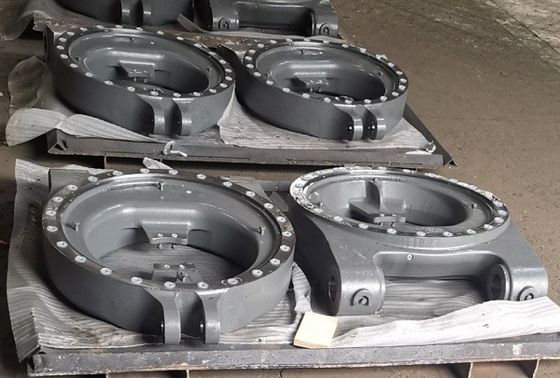 Serviço OEM de alta qualidade Conector de peças de ferro fundido de areia para máquinas de trânsito ferroviário