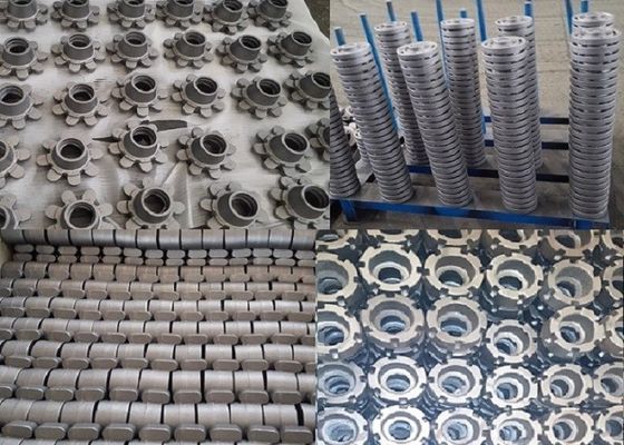 Peças exatas do caminhão da dimensão com tratamento de superfície de sopro de tiro