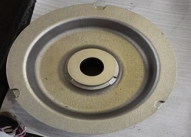 Cubo de roda verde de superfície das carcaças de areia do sopro de tiro para o guindaste de roda