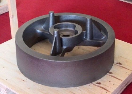 Ferro fundido de areia ligada a resina de volante OEM FCD550 GGG55 Material com superfície lisa