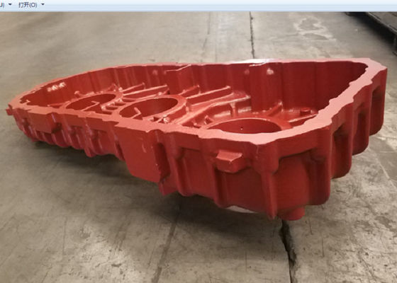 84kg alisam a resina do molde, alojamento de transferência dos produtos do ferro fundido para o guindaste