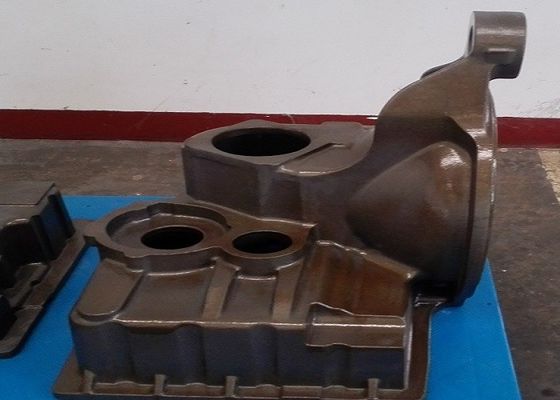 O equipamento do trânsito do trilho da carcaça de areia parte a caixa da embreagem com superfície lisa