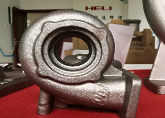 Peças de Ferro Fundido Verde de Alta Qualidade Bomba Fundição OEM Disponível Acabamento Pintura para Máquinas Industriais