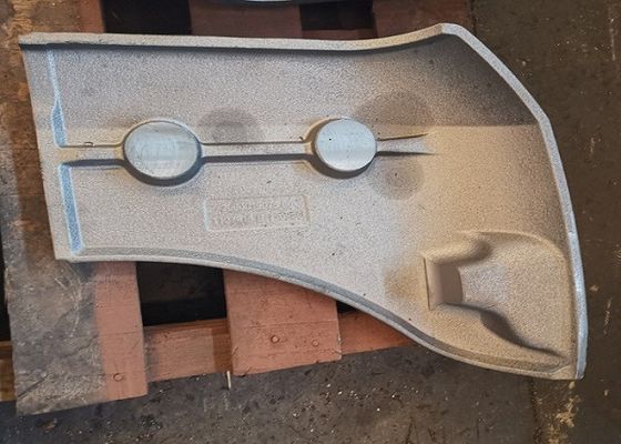 Contrapeso pequeno 14kg da mini máquina escavadora com o serviço liso do OEM da superfície disponível