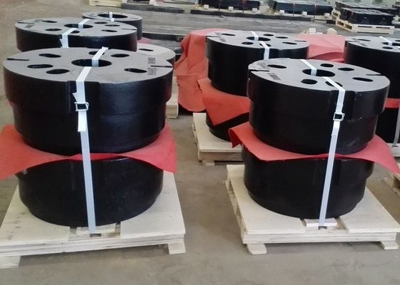 OEM de alta qualidade areia de ferro fundido roda contador de peso para máquinas de engenharia