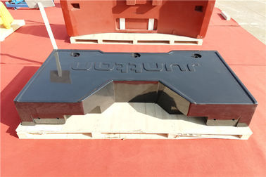 Pintura de 10 toneladas do revestimento do contrapeso do guindaste com dimensão exata TS16949