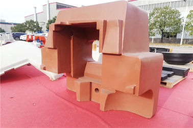 Material enorme do ferro cinzento GG150 do contrapeso do guindaste móvel de carcaça de areia para o equipamento da condução de pilha