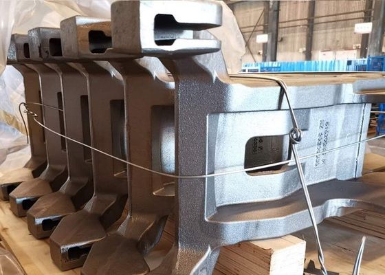 Auto peças de maquinaria da construção que moldam o quadro com dimensão exata