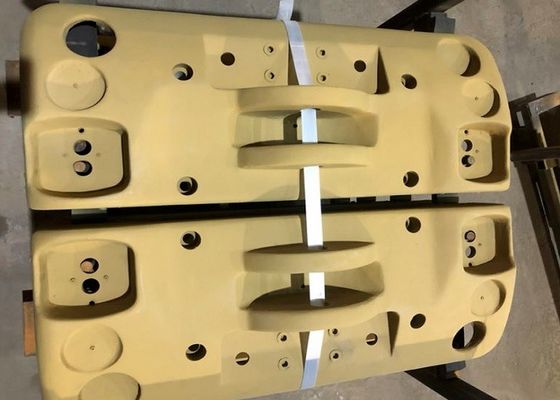 Peças de Ferro Fundido em Areia OEM Processo a Vácuo Contrapeso de Mini Escavadeira para Maquinaria Industrial