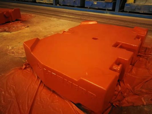 Os pesos contrários dos guindastes de Liebherr limpam produtos de carcaça 10000 quilogramas