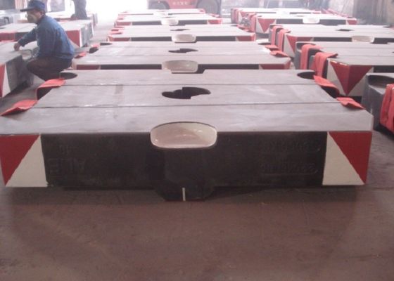 Peças de Ferro Fundido de Areia de Alta Qualidade OEM Contrapeso de 10 Toneladas para Guindaste