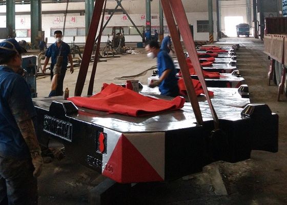 Peso de Contrapeso de Ferro Fundido GG150 Cinza de 10000Kg Personalizado de Engenharia OEM para Maquinaria Industrial