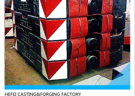 Ferro fundido GG250 10000kg Crane Counterweight do vácuo