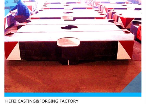 Ferro fundido GG250 10000kg Crane Counterweight do vácuo