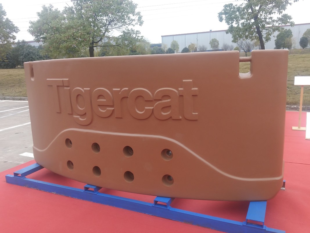 Peso contrário da empilhadeira da maquinaria da silvicultura usando o material do ferro cinzento