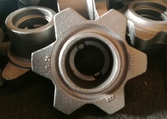 Cubo traseiro das peças de maquinaria da exploração agrícola da carcaça de areia com material do ferro de Ductilt