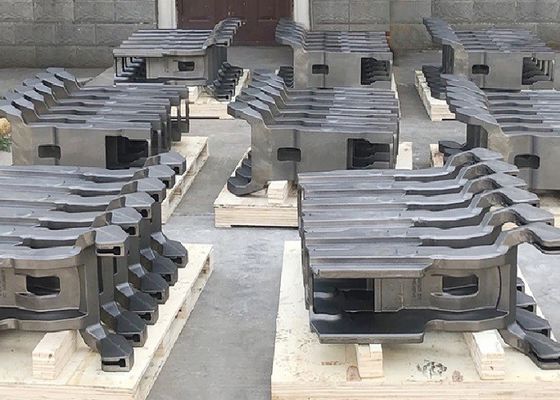 Peças de maquinaria da construção do quadro da carcaça de areia com boa segurança alta de superfície